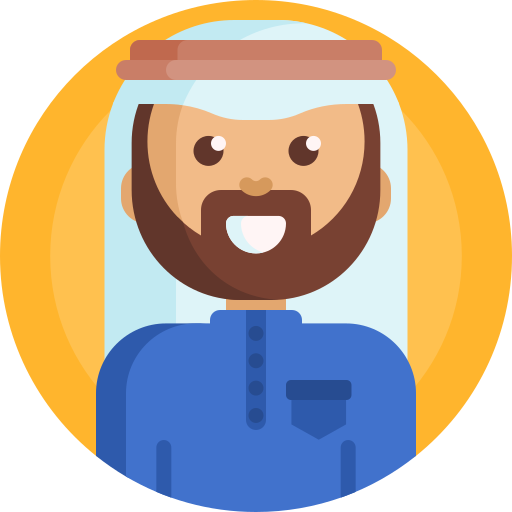 صورة عميل راضٍ